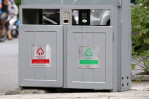More trash bins are being installed