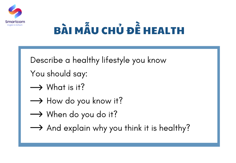Bài mẫu chủ đề Health Bài mẫu chủ đề Health