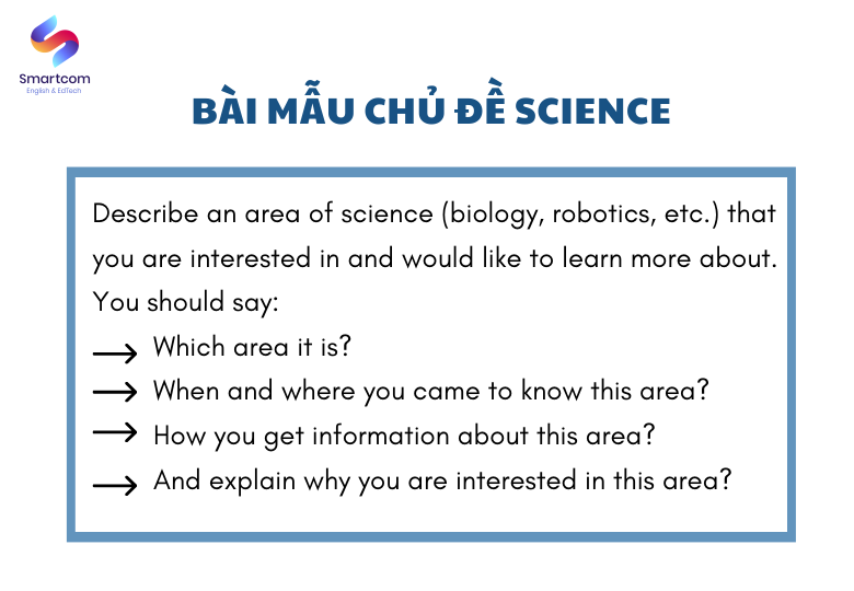 Bài mẫu chủ đề Science Bài mẫu chủ đề Science