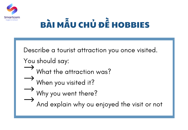 Bài mẫu chủ đề Tourism Các mẫu câu trả lời Speaking IELTS part 2 chủ đề Tourism