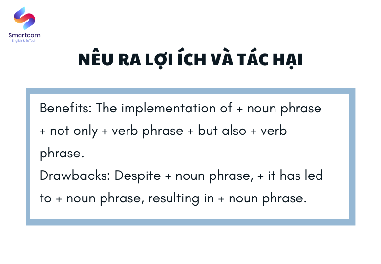 Cấu trúc nêu ra lợi ích và tác hại