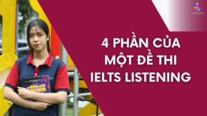 Cấu trúc đề thi IELTS Listening có mấy phần?