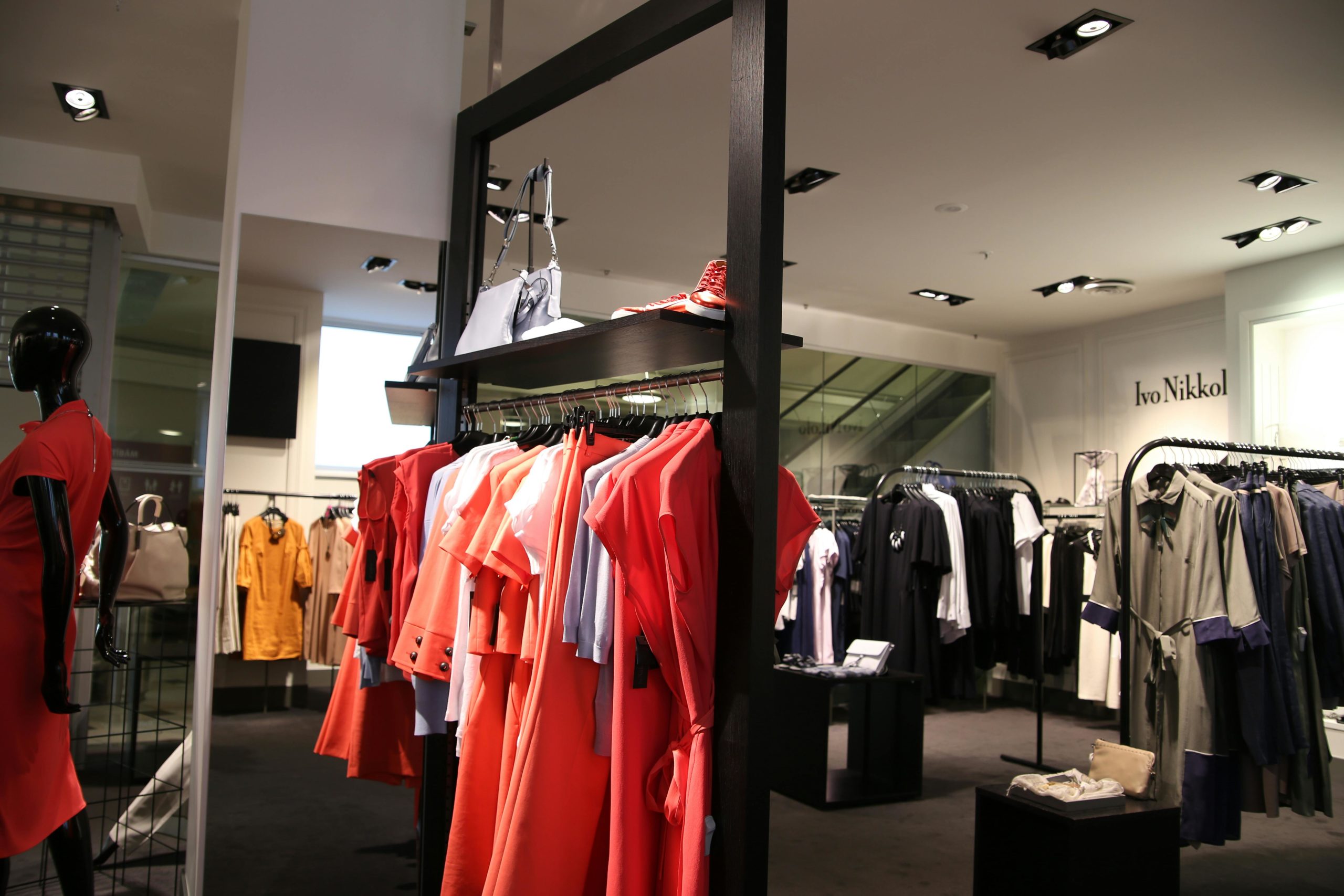 Buy clothes in stores