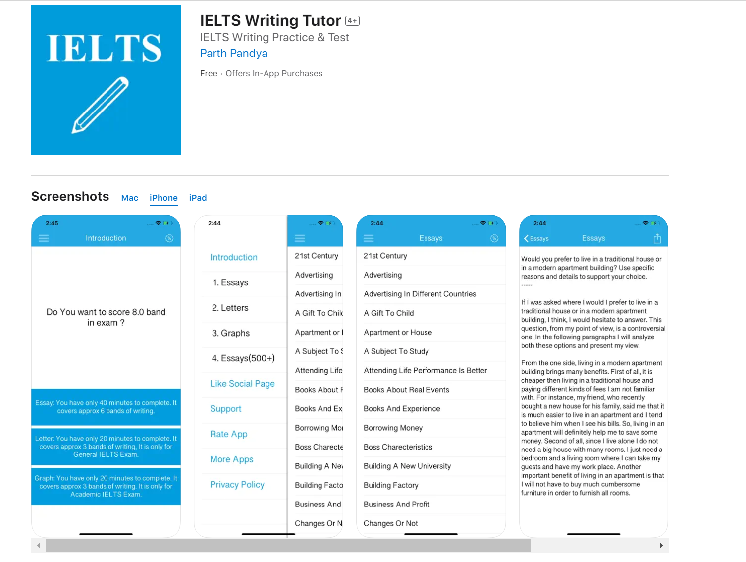 IELTS Writing Tutor