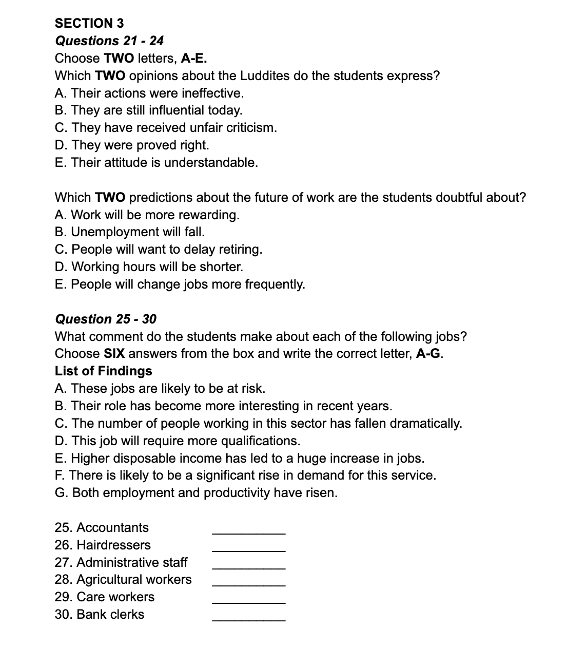 Listening IELTS Part 3: Cambridge 18 - Test 3 - Section 3