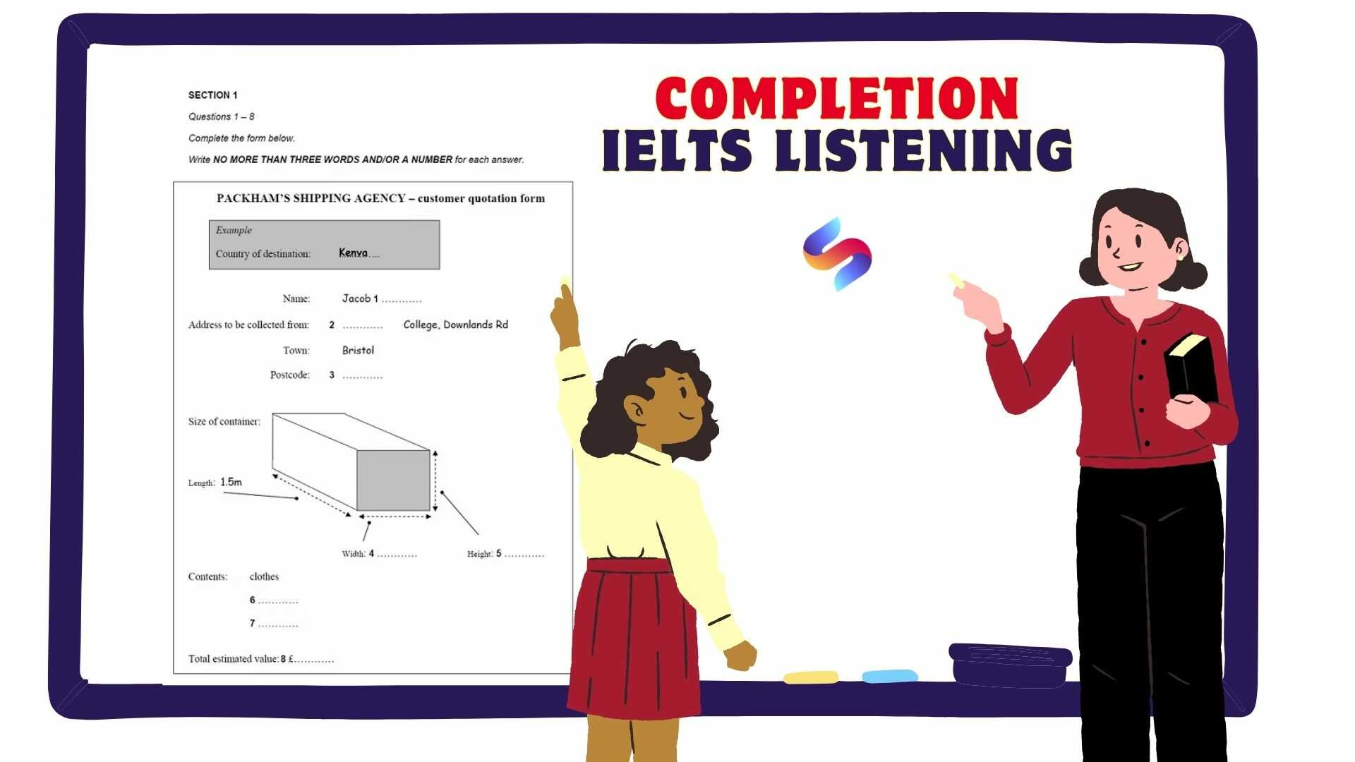 Dạng bài Completion trong IELTS Listening