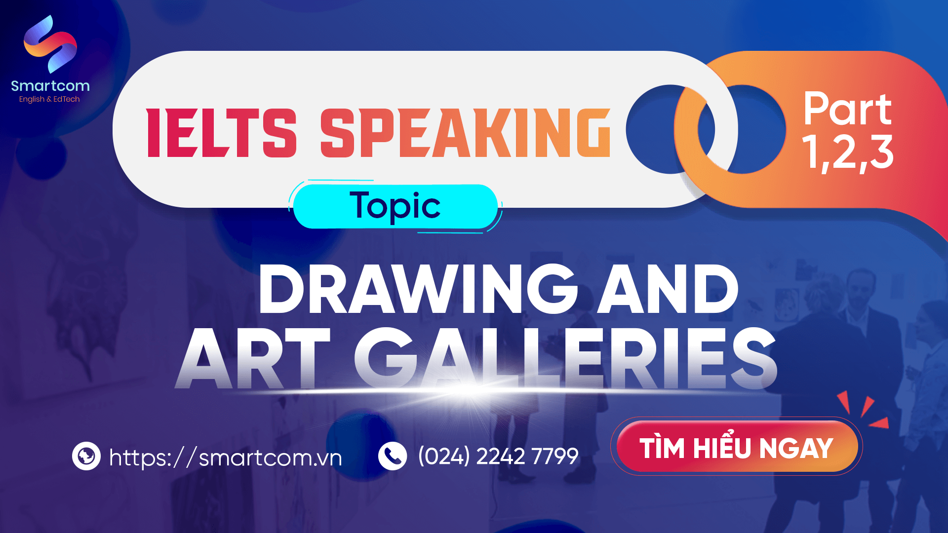 IELTS speaking drawing and art galleries