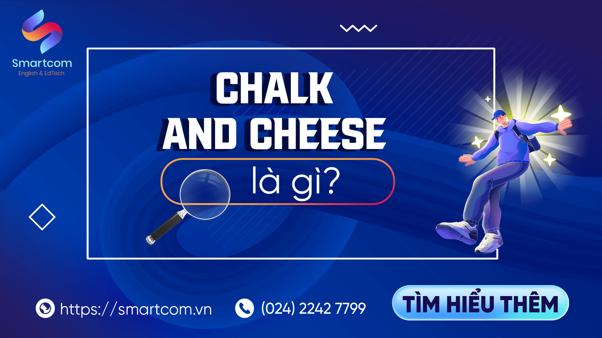Chalk and cheese là gì?