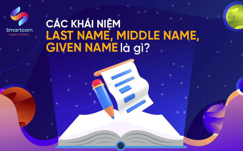 khái niệm last name middle name given name