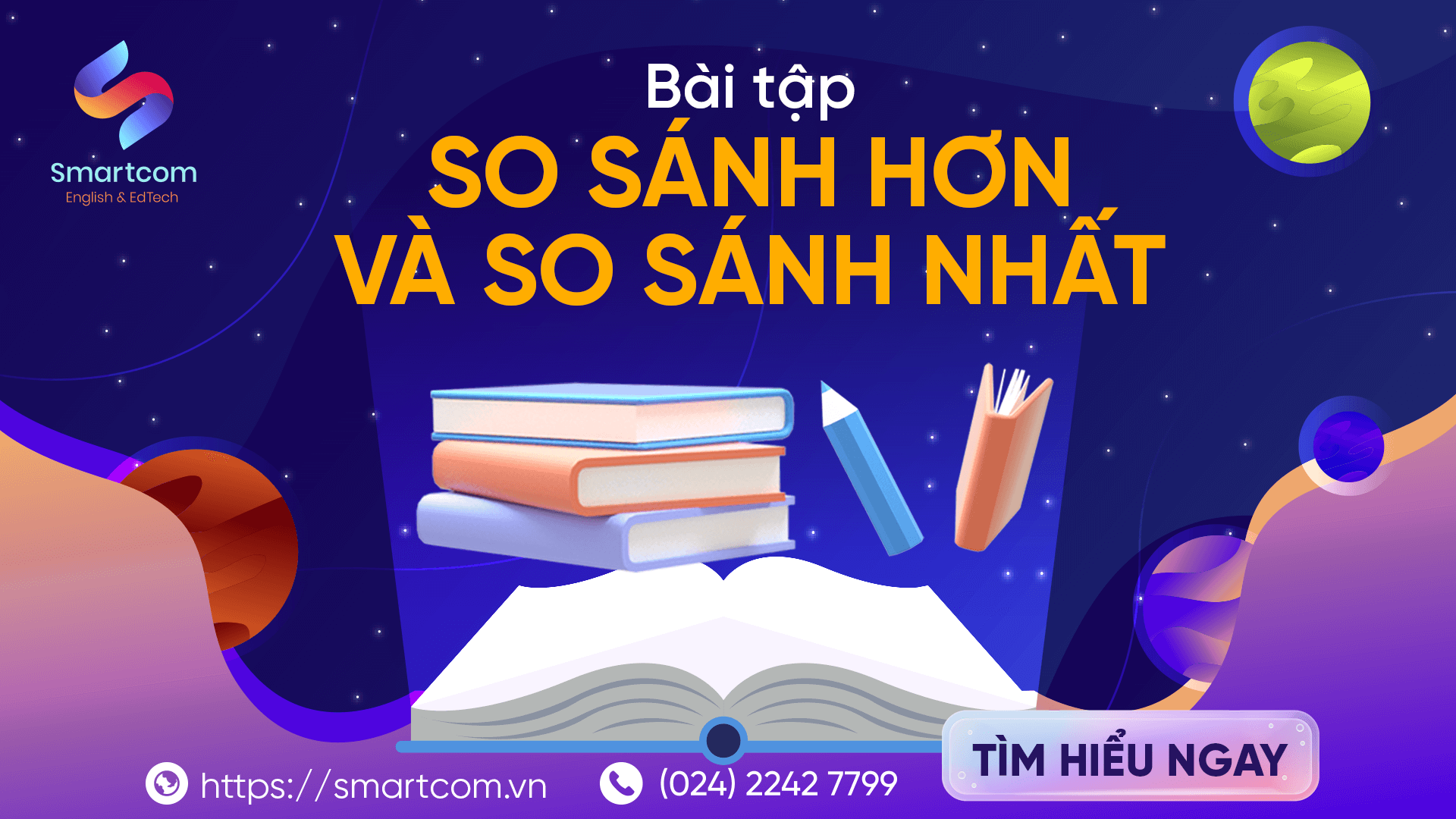 Bài tập so sánh hơn và so sánh nhất