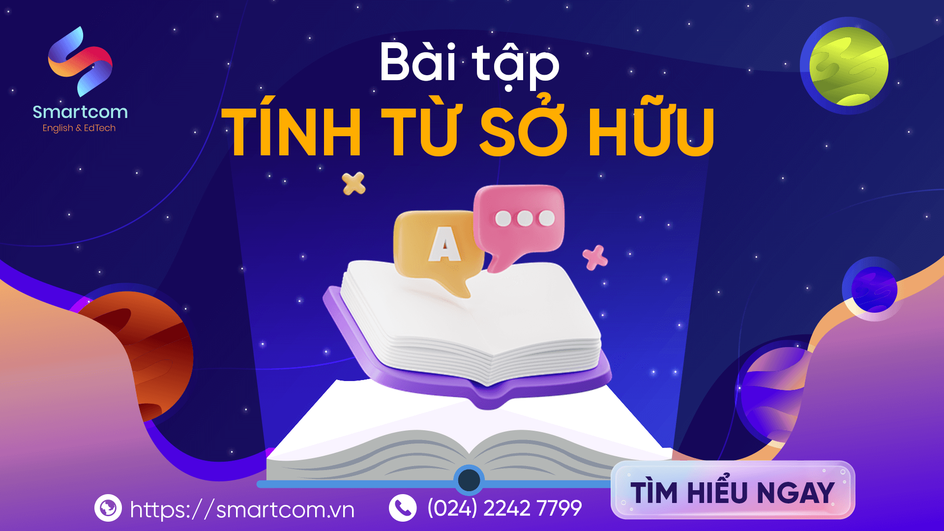 Bài tập tính từ sở hữu