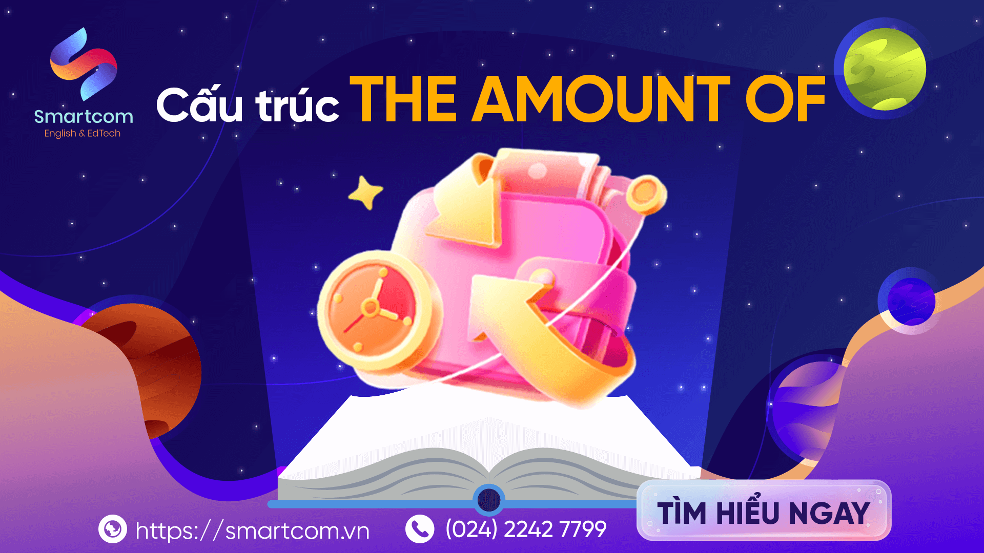 Cấu trúc the amount of