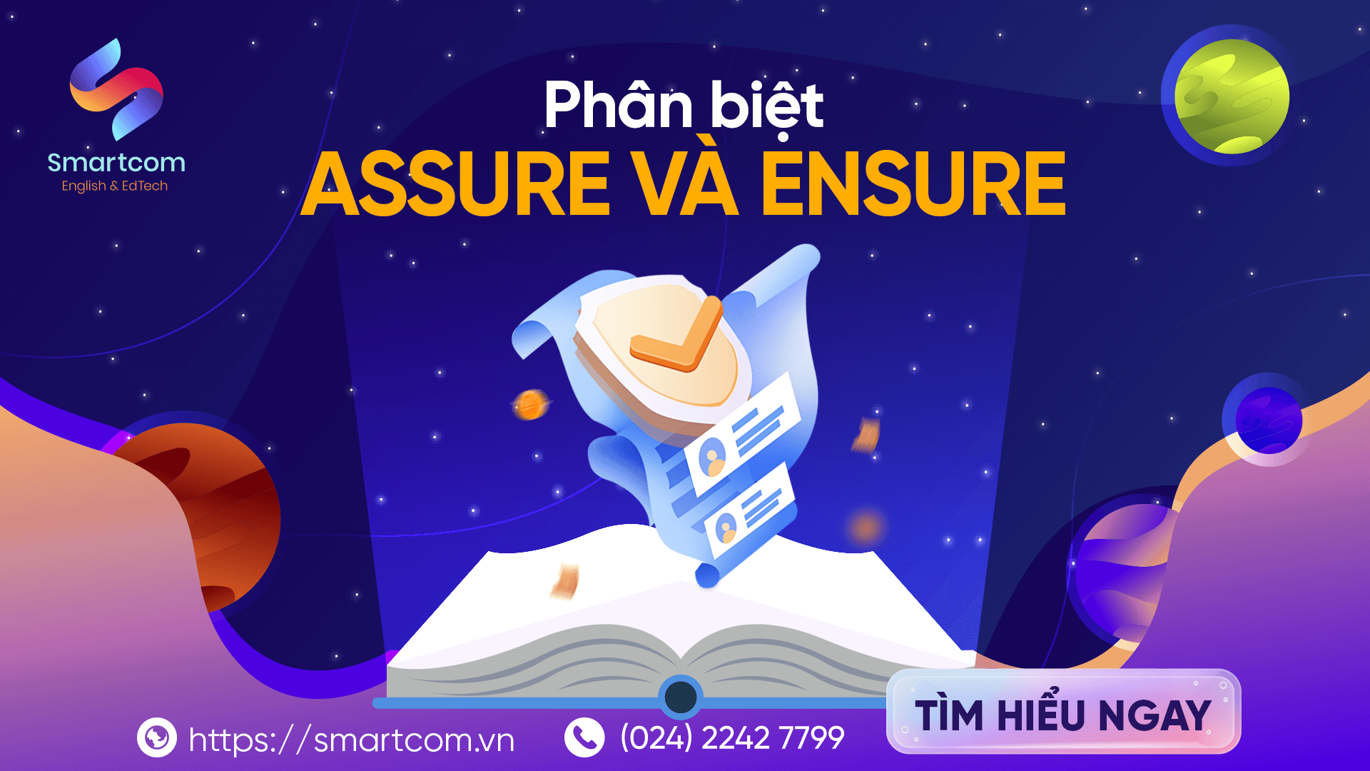 Phân biệt assure, ensure và insure