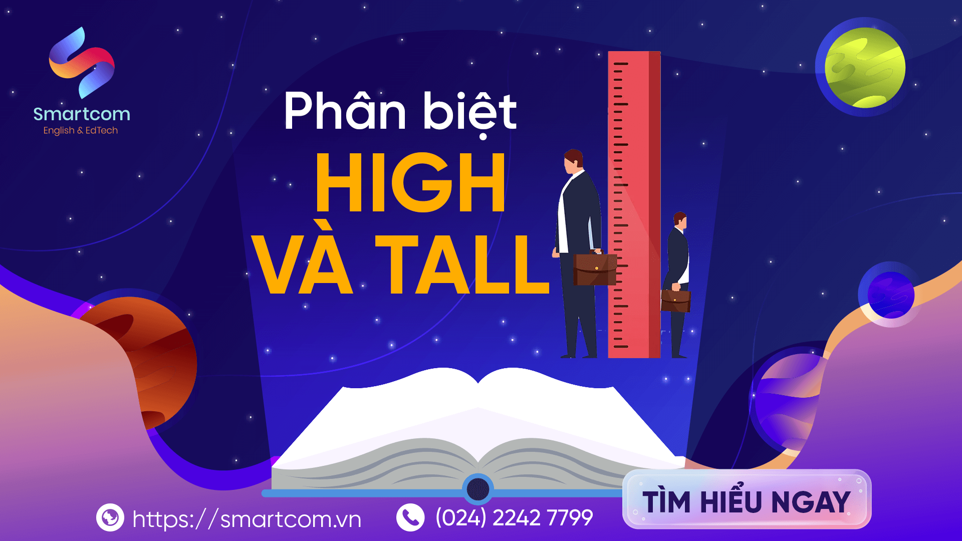 Phân biệt high và tall