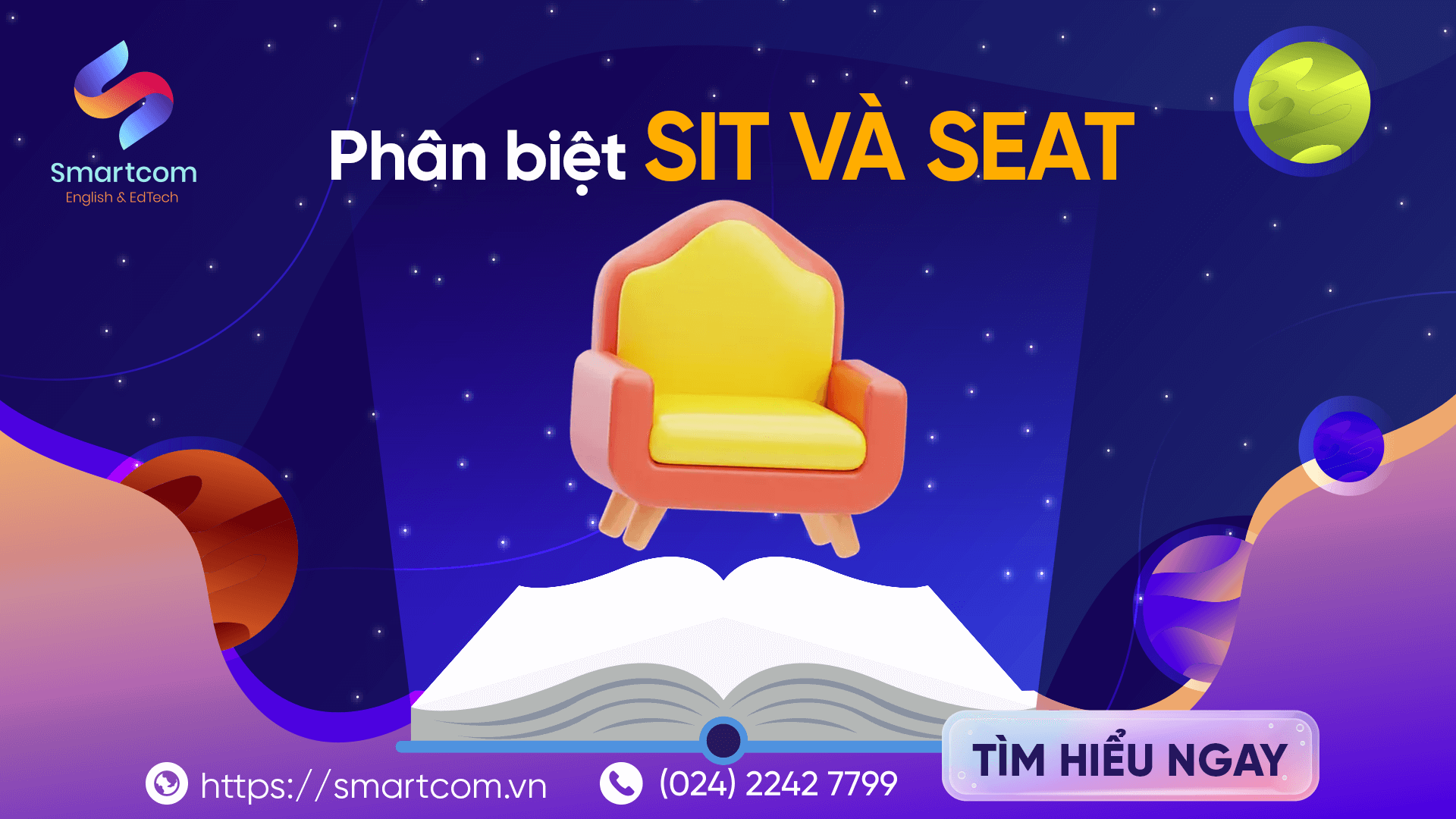 Phân biệt sit và seat