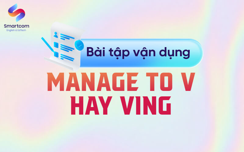 bài tập vận dụng manage
