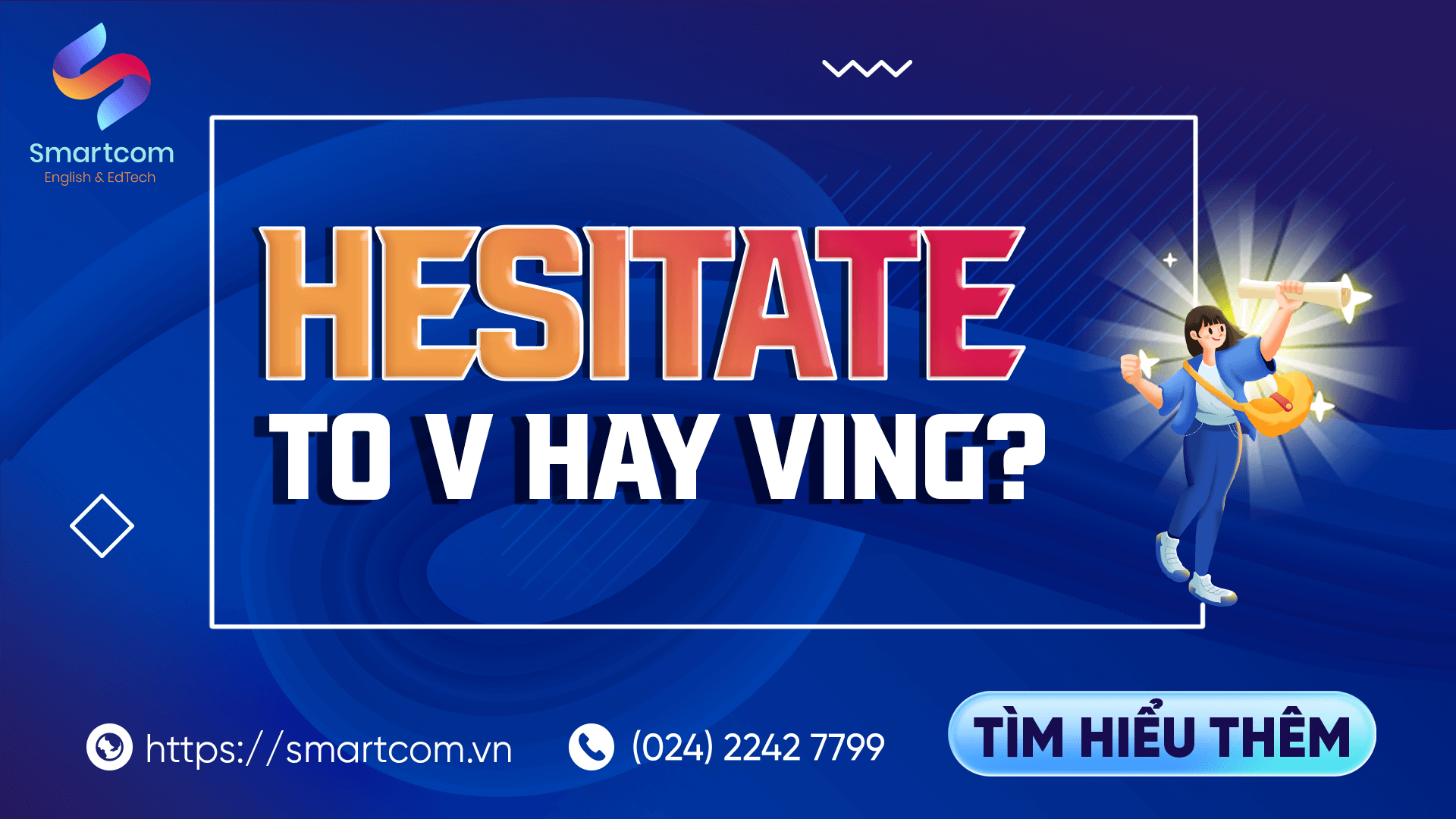Hesitate to V hay Ving