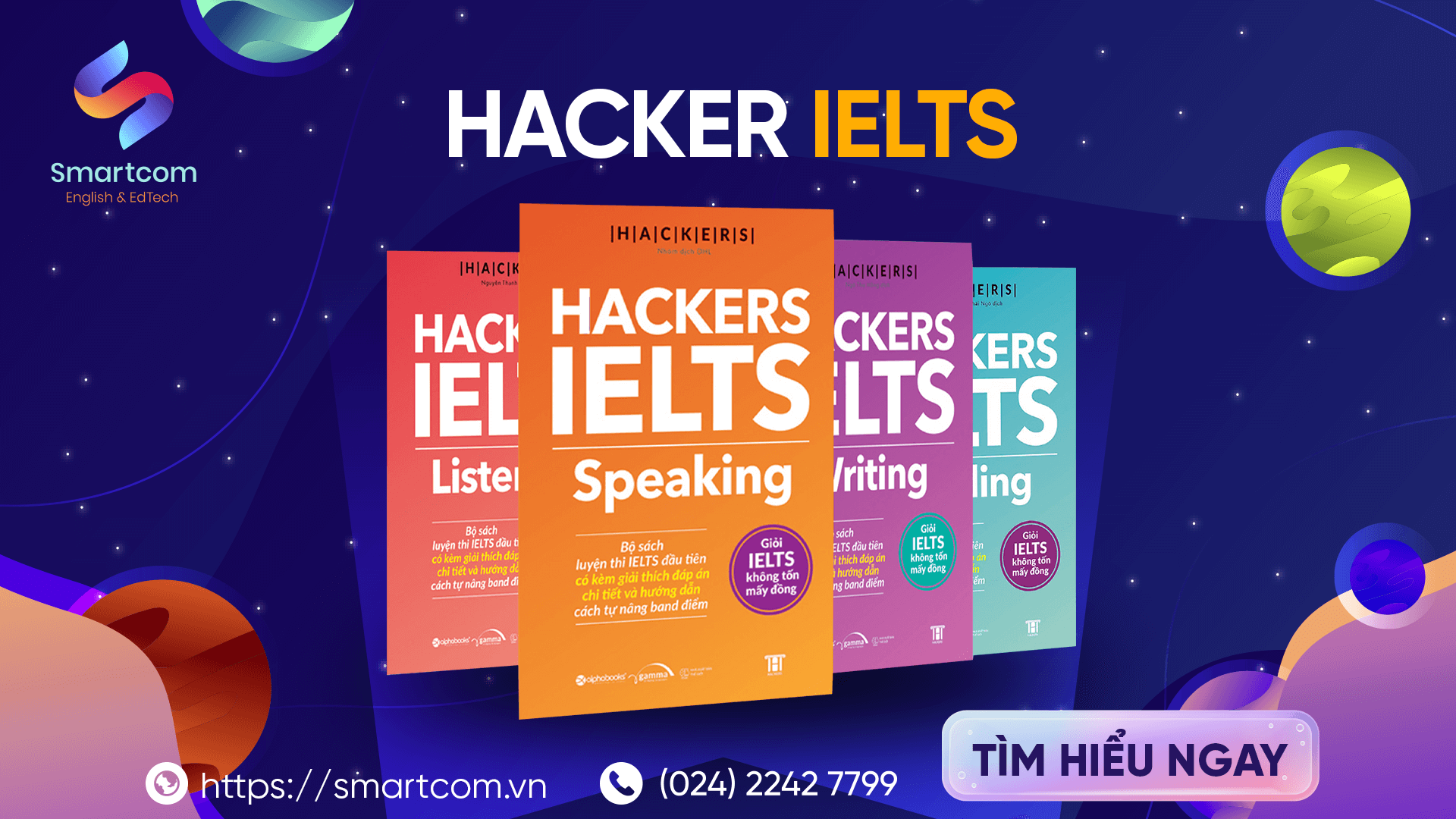 [PDF] Download trọn bộ Hackers IELTS 4 kỹ năng miễn phí