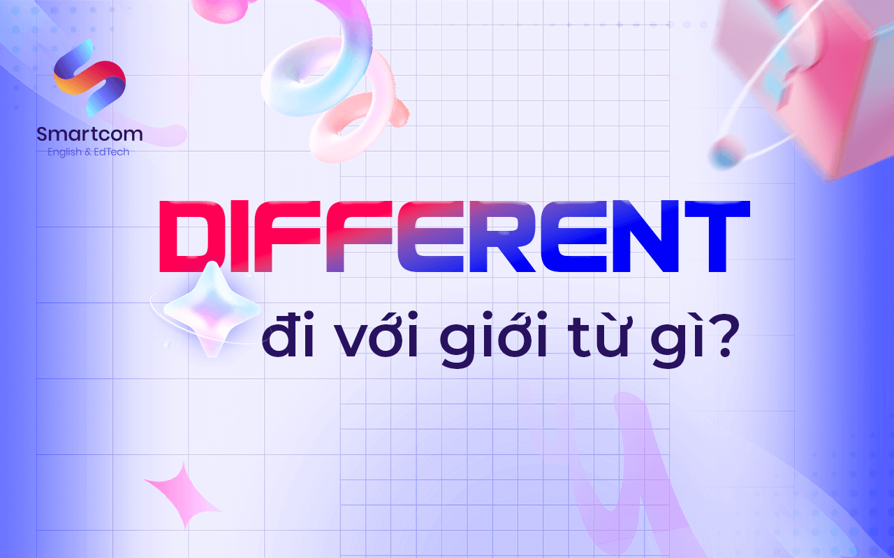 different đi với giới từ nào