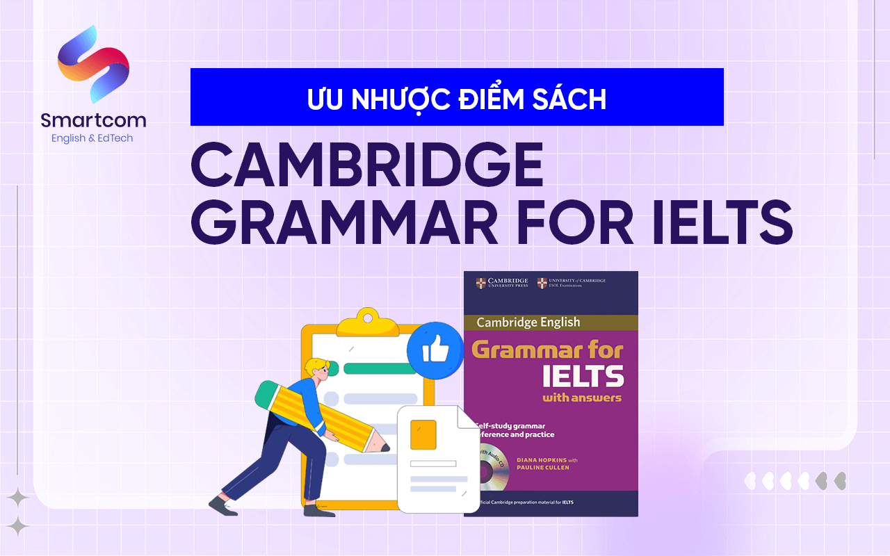 ưu nhược điểm của cambridge grammar for ielts