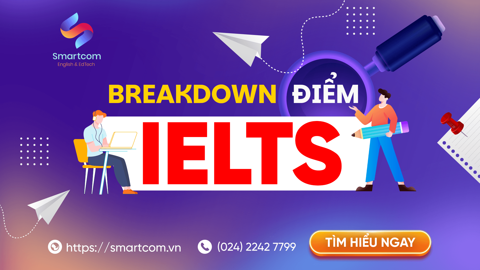 Hướng dẫn cách breakdown điểm IELTS