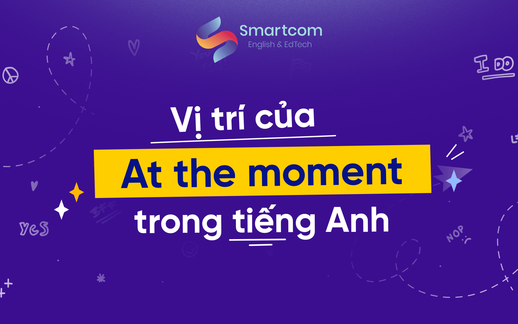 vị trí của at the moment