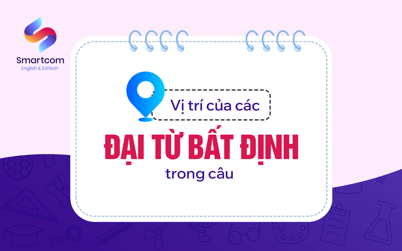 vị trí của đại từ bất định trong câu