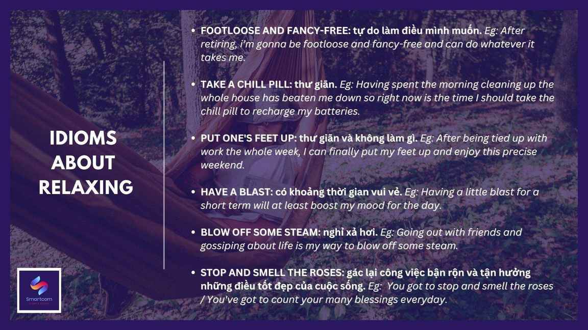 idiom-about-relaxing