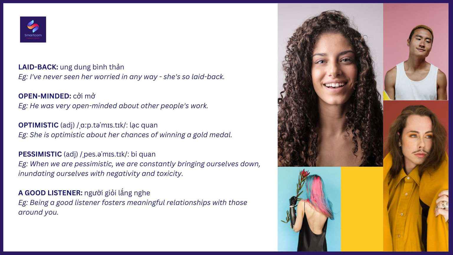 TỪ VỰNG CHỦ ĐỀ “PERSONALITY”