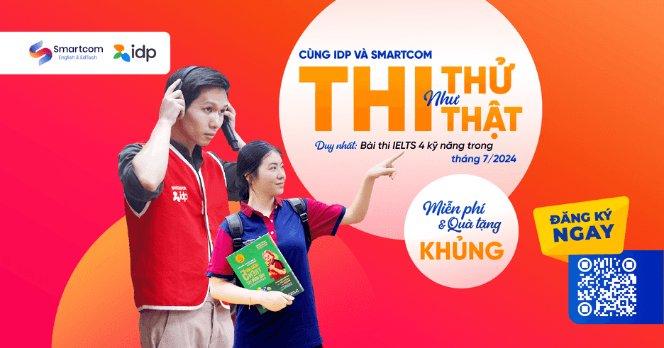 Ảnh nền đường dẫn điều hướng của bài viết Thi thử IELTS cùng Kl992 và IDP tháng 7 năm 2024 (Miễn phí)