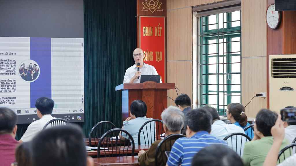 Hội thảo chương trình liên kết quốc tế tại THPT Xuân Đỉnh