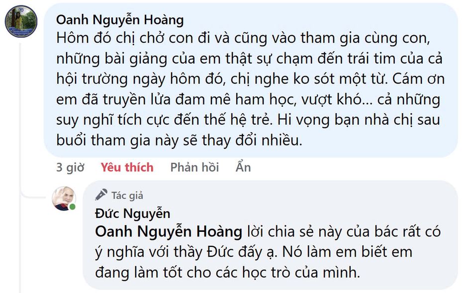 Phản hồi đào tạo khai phóng tiềm năng IELTS Gen 9
