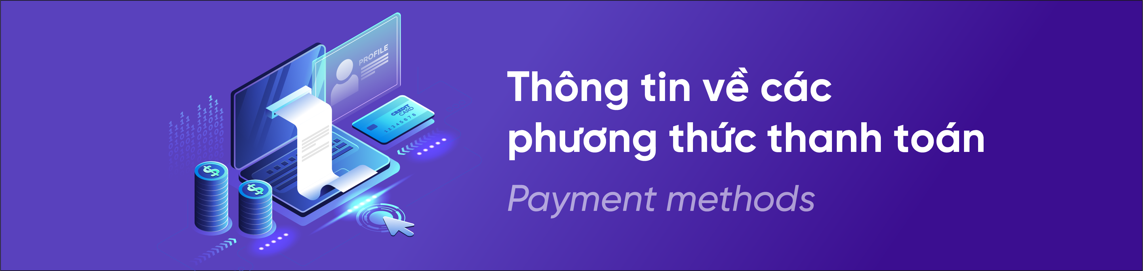 Ảnh nền đường dẫn điều hướng của bài viết Thông tin về các phương thức thanh toán